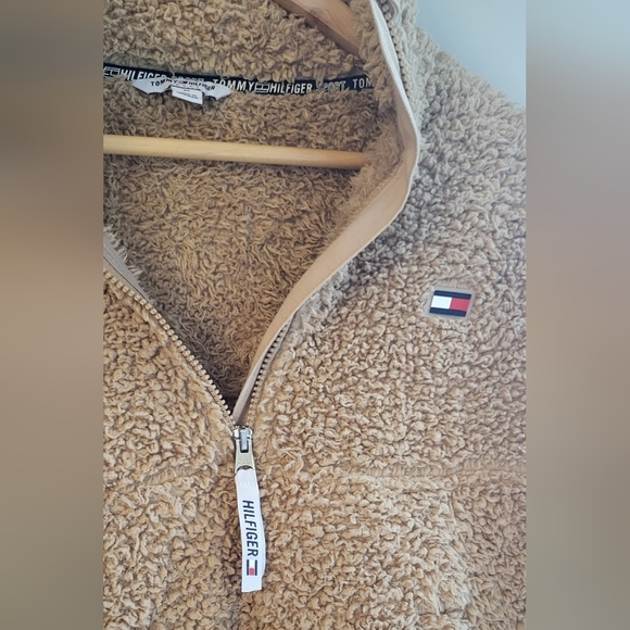 Tommy Hilfiger Sport half zip pullover Sherpa Jacket Medium - Picture 6 of 8